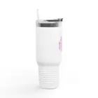 Inspirational Insulated Travel Mug - 40oz with 'Delulu is the Solulu' Design