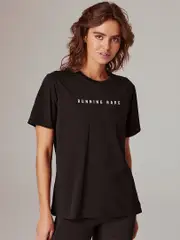 Women's Workout Tops & Sports Bras . Running Bare Activewear Tops - Two Tribes Relax Tee -