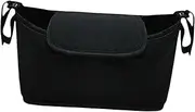 harayaa Universal Buggy Organiser Baby Pram Hanging Bag Pushchair Stroller Handle Bar Storage Bag - Black