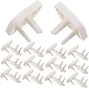 Cabilock Babyproof Power Supply Protective Plug Cover 45pcs Child Safety Outlet Covers Babyproof Outlet Cover for Boys and Girls Electrical Outlet Covers Wall Socket Protectors