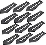 Cabilock 12Pcs Plastic Photo Frame Brackets for Desktop Display Support Stands for Photos and Artwork Simple Installation Racks for Home and Office Use