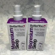 BetterYou Magnesium Sleep Body Spray 3.38oz ( Lot of 2 ) New