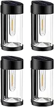 Litogo [4PK] Solar Deck Lights LED Solar Fence Lights for Outdoor Waterproof