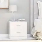 2-Drawer Bedside Cabinet Bedroom Furniture Nightstand Side End Table Lamp Stand