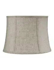 [Oriel Lighting] 35cm Lamp Shade Linen Flax