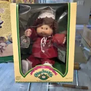 Vintage Coleco Boy with Brown Hair and Eyes Cabbage Patch Doll