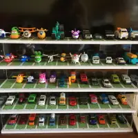 在飛比找樂天市場購物網優惠-亞克力展示架 原木玩具車模展示櫃小汽車家用掛墻多美卡亞克力收