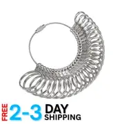 Stainless Steel Ring Gauges 27 Pcs Sizes 1-13 Professional Fingertip Sizer