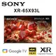 SONY XR-65X93L 65吋4K美規中文介面Mini LED智慧電視 保固2年基本安裝 另有XR-85X93L