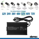 52V 3Ah Lithium Battery Charger eBike Scooter Mobility Buggy DC 8mm Connector