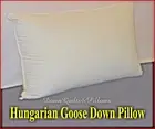 1 STANDARD SIZE PILLOW SOFT - 95% HUNGARIAN GOOSE DOWN - EUROPEAN QUALITY