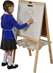 TikkTokk Little Boss 5-in-1 Timber Easel, Natural