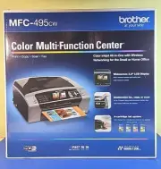 Brother All In One Color Multifunction MFC-496cw BRAND NEW! Printer Scanner Fax