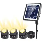 Solar LED RGB Spotlights Spot Light Outdoor Garden Yard Lawn Pathway Lamp