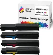A Set BCMY Compatible Toner Cartridge for Fuji Xerox CT202352 CT202353 CT202354 CT202355 (11,000 Pages) for Fuji Xerox DocuPrint CM415AP CM415 P225 M225 M265 P265