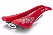 Selle SMP Evolution Saddle with Steel Rails (Red)