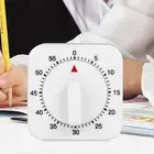 60 Minute Wind up Mechanical Alarm Timer Countdown Clock Alarm Bell GoehP