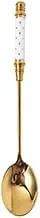 Tablespoons Stainless Steel Coffee Spoon Ceramic Long Handle Spoon Stirring Spoon Gold-Plated Dessert Spoon Brilliant Serving Spoon (Color : H)