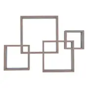 Unique Designs Intersecting Cube Shelves Wall Decor Collectibles