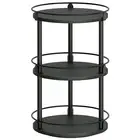 3-Tier Lazy Susan Organizer Rotating Spice Rack Spinning Organizer Industrial...