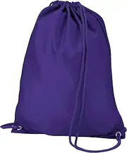 Quadra Drawstring Bag (UK Size: One Size) (Purple)