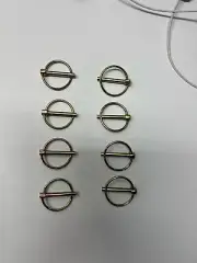 Lynch Pin Clips Flip over type 5/16" 8 Pack Flipover lynch Pins