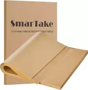 SMARTAKE 200 Pcs Parchment Paper Baking Sheets, 12x16 12" x 16", Unbleached