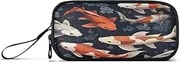 Koi Fishes Pencil Case Bag, Zipper Pencil Box, Pencil Case Kids
