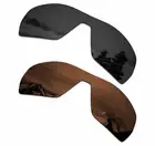 SmartVLT Polarized Replacement Lens for-Oakley Offshoot Sunglass - Black & Brown