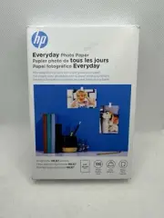 HP Everyday Photo Paper Glossy Finish 100 Sheet 4" x 6" For InkJet Printers