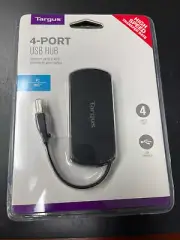 Targus ACH214 4-port USB Hub - USB - External - 4 USB Ports. NEW in box