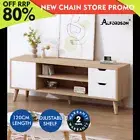 ALFORDSON Entertainment Unit 120cm TV Cabinet Stand Storage Drawer Oak