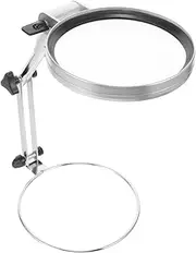 Practical LED Magnifying Lamp Stand for Crafting Sewing and Reading Versatile Table Magnifier with Brightness for Embroidery and Detailed Work