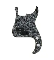 920D Custom Precision Bass Loaded Pickguard, Drive (Hot), Black Pearl Pickgu...