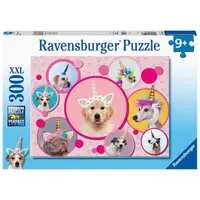 在飛比找momo購物網優惠-【Ravensburger】維寶拼圖 獨角獸狗狗 300片