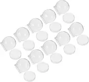 Cabilock 10Pcs DIY Clear Plastic Water Globe Kit for Crafting Snow Globes High Transparency for Easy Decoration for Christmas Projects and Creative