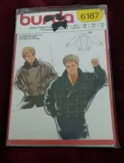 Burda Sewing Pattern #6187 Boys' Coat Sizes 10-12-14-16-18-20