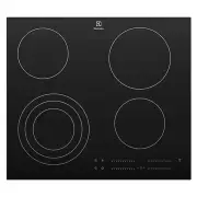 Electrolux 60cm UltimateTaste 300 4 Zone Ceramic Cooktop. EHC644BF