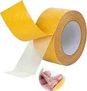 Double Sided Fabric Tape - Strong Sticky Mesh for Clothes, Pants, Curtains - No Sew No Iron Hem Tape for Crafts, DIY, Pictures, Mounting, Carpets