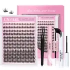 Lash Cluster Kit 10-18mm Wispy Lash Clusters C Curl Eyelash Clusters, DIY Las...