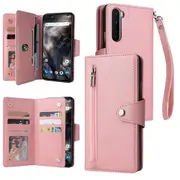 Case for OnePlus Nord 5G Leather Zipper Wallet Cover Card Holder Compatible with OnePlus Nord 5G Case