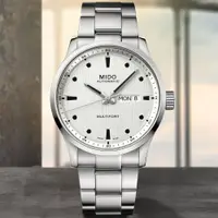在飛比找PChome24h購物優惠-MIDO美度 MULTIFORT M 先鋒系列 時尚機械腕錶