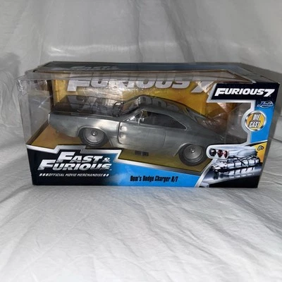 JADA 97336 FAST AND FURIOUS 7 DOM'S 1970 DODGE CHARGER R/T 1:24 BARE METAL NEW