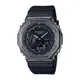 CASIO卡西歐 G-SHOCK 時尚酷黑 金屬錶殼 八角形錶殼 GM-2100BB-1A_44.4mm