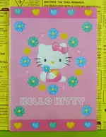 【震撼精品百貨】HELLO KITTY 凱蒂貓~筆記本~側坐~花【共1款】