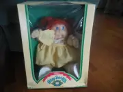 Vintage Cabbage Patch Kids Kelley Lelia RED yarn hair dimples Doll NRFB 1984 WOW