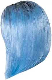 SOESFOUFU Stylish Short Hair Wig Cover for Women Blue Breathable Mesh Inner Realistic Leather Adjust Head Size Styling Accessory