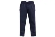 Duke Mens D555 Albert Rockford Open Hem Kingsize Jogging Bottoms (Navy) - UTDC134