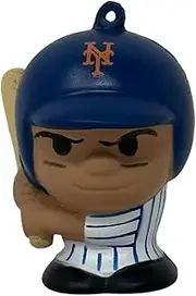 Party Animal MLB Squeezymates Squeezy Figurine, Team Colors, 2 1/2" Tall (Pete Alonso)