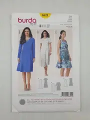 Burda Sewing Pattern 6821 Women's Dress Pattern Size US 8-20 EUR 34-46 NEW